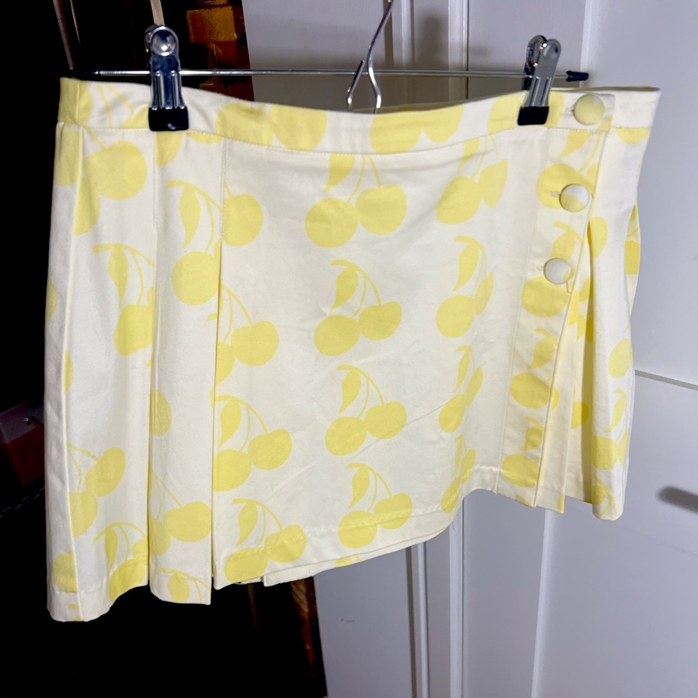 Luella for Target Cherry Pleated Skirt NWT